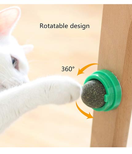 またたびページ Amazon | 猫 おもちゃ 猫 ボール 回転 またたびトイ 自己接着